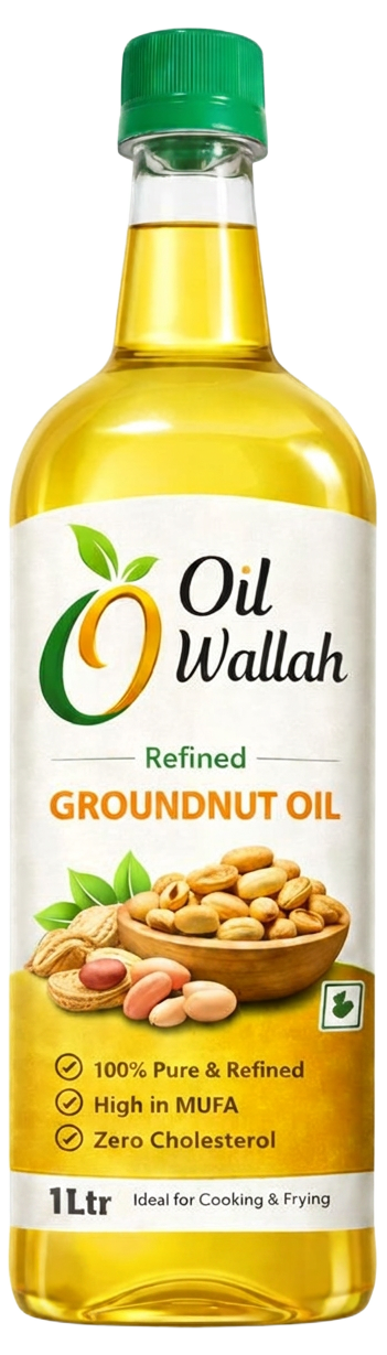 Cold Pressed Groundnut Oil 100% Pure 1 Litre Pack | Oilwallah